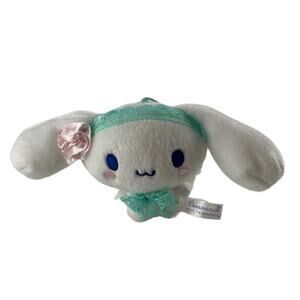 Sanrio 2015 Cinnamoroll 2 1/2” Plush Mint Green Lace Headband Bow